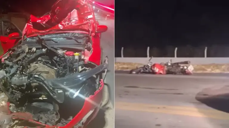 Motociclista morre ao colidir com picape na Estrada de Ribamar